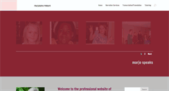 Desktop Screenshot of marjospeaks.com